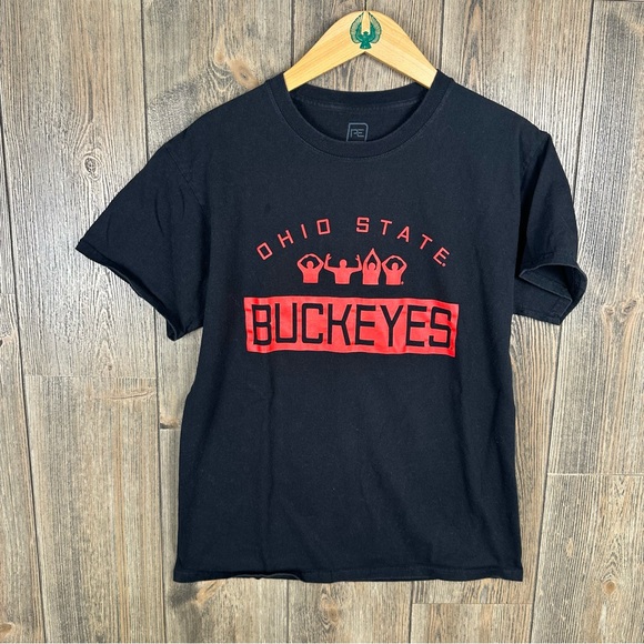 Ohio State University Buckeyes O-H-I-O Graphic T-Shirt Black Pro Edge Medium - Picture 1 of 5